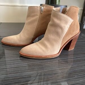 Dolce Vita Suede two tone Booties